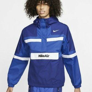 Escupir caja ilegal Nike | Jackets & Coats | Nike Air Max 95 Neon Woven Half Zip Jacket Blue |  Poshmark